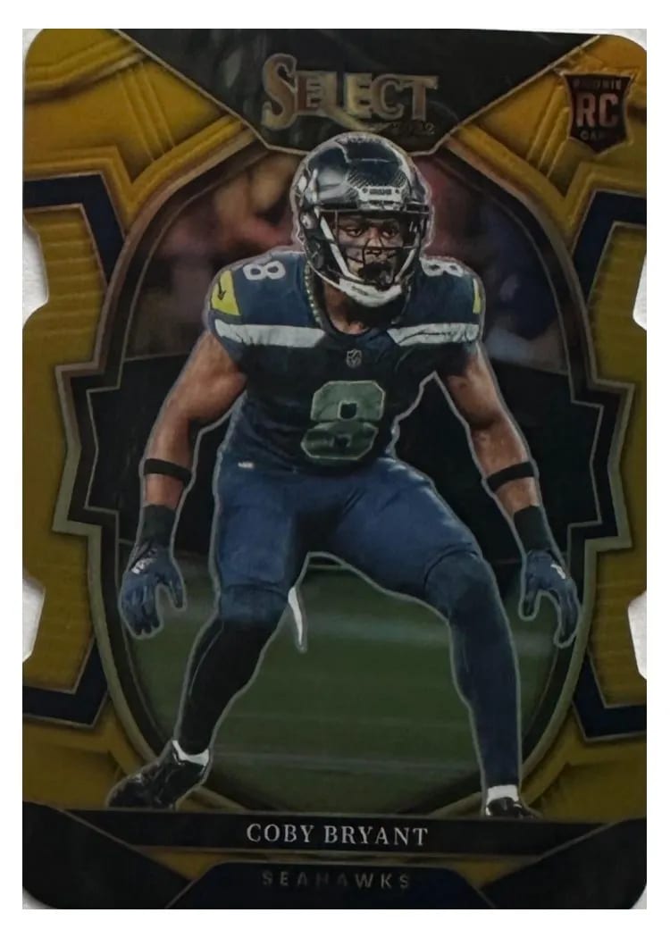2022 Panini Select Base Set Coby Bryant Gold Die Cut #3 card