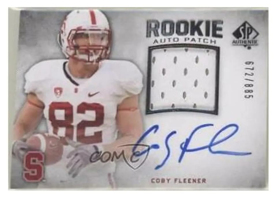 2012 SP Authentic Coby Fleener #256 card