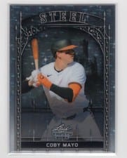 2024 Leaf Trinity Mega Box Steel Coby Mayo #S-26 card