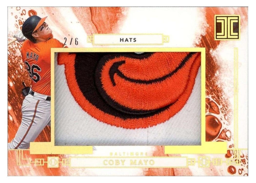 2024 Panini Impeccable Jumbo Patches Coby Mayo #JP-CM card