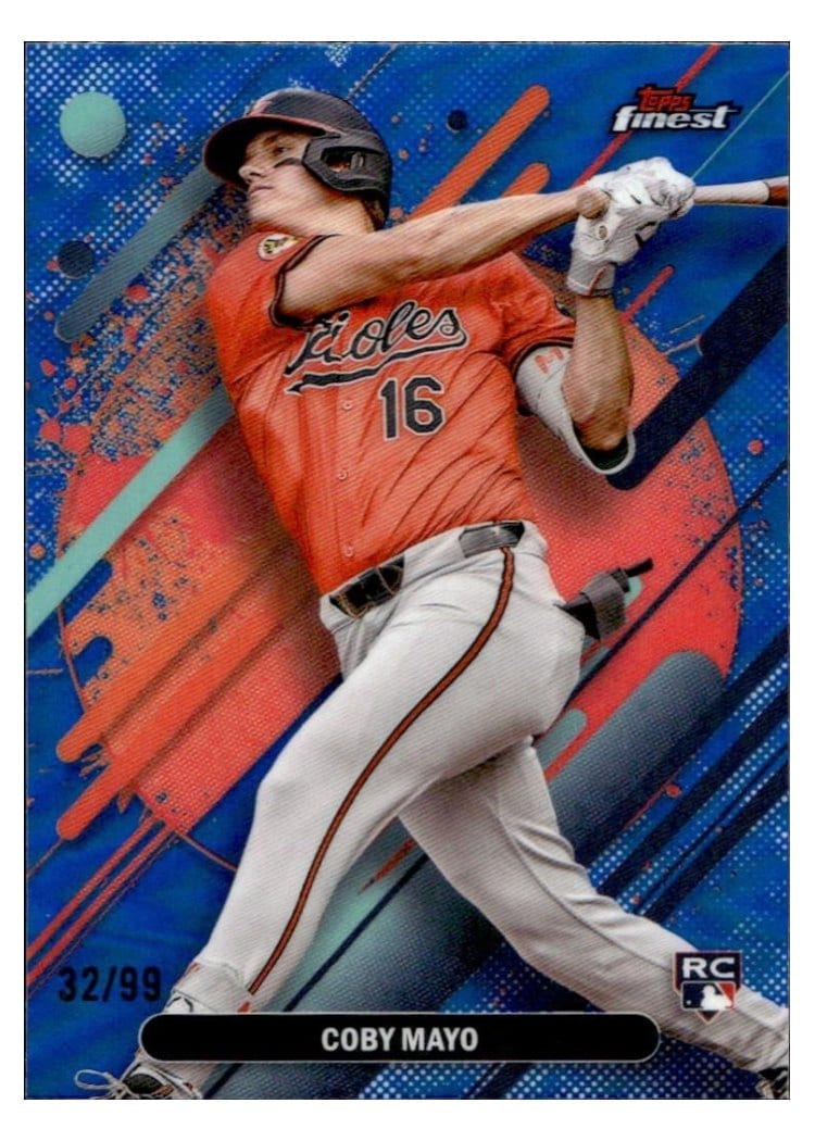2025 Finest Base Set Coby Mayo #255 card