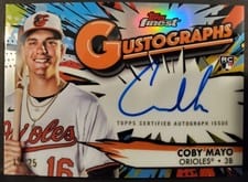 2025 Finest Gustographs Autograph Coby Mayo #G-CM card