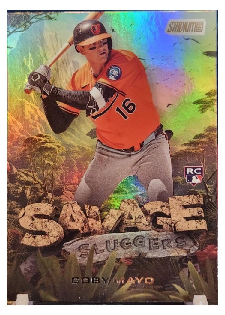 2025 Stadium Club Savage Sluggers Coby Mayo #SS-22 card