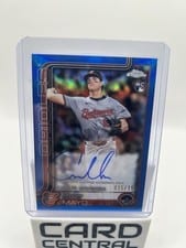 2025 Topps Chrome Update Rookie Debut Autographs Coby Mayo #CRDA-CMA card