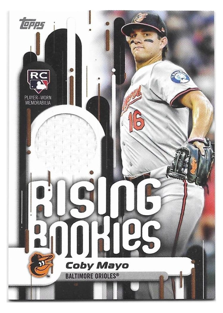 2025 Topps Update Rising Rookies Relics Coby Mayo #RRR-CM card