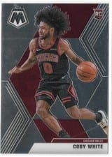 2019 Panini Mosaic Coby White #211 card