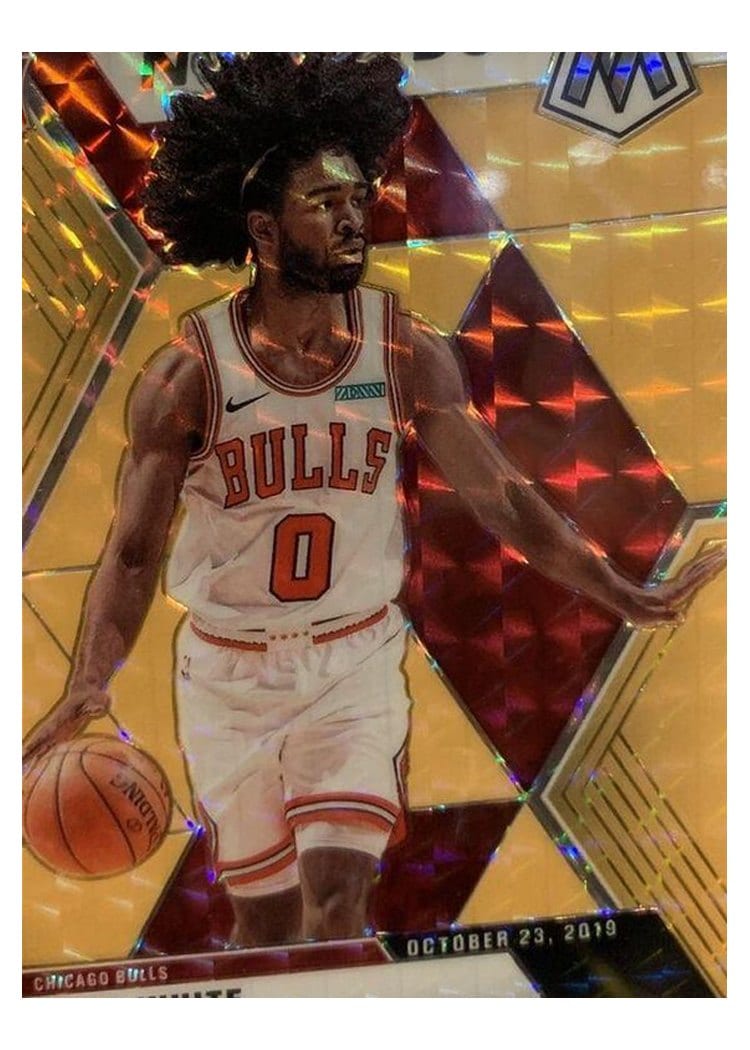 2019 Panini Mosaic Coby White #264 card