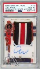 2019 Panini National Treasures Coby White Patch Autograph #120 card