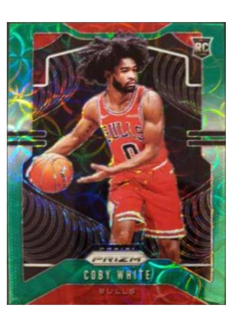 2019 Panini Prizm Coby White Green Choice Prizm #253 card