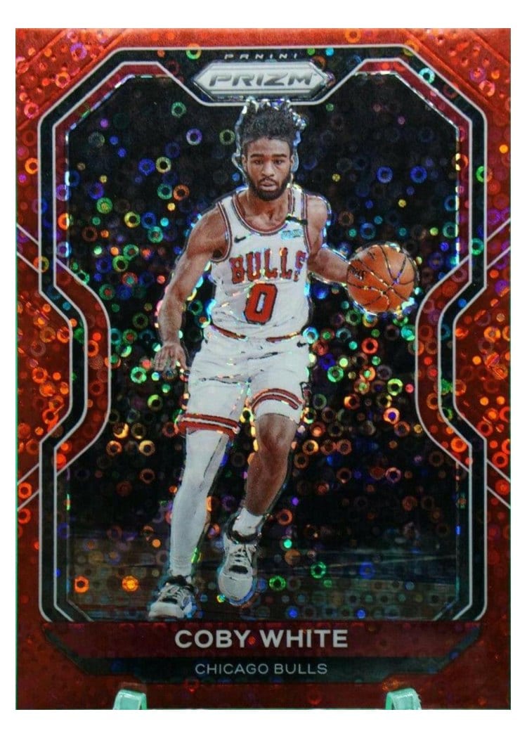 2020-21 Panini Prizm Base Set Coby White Fast Break Red Prizm #3 card