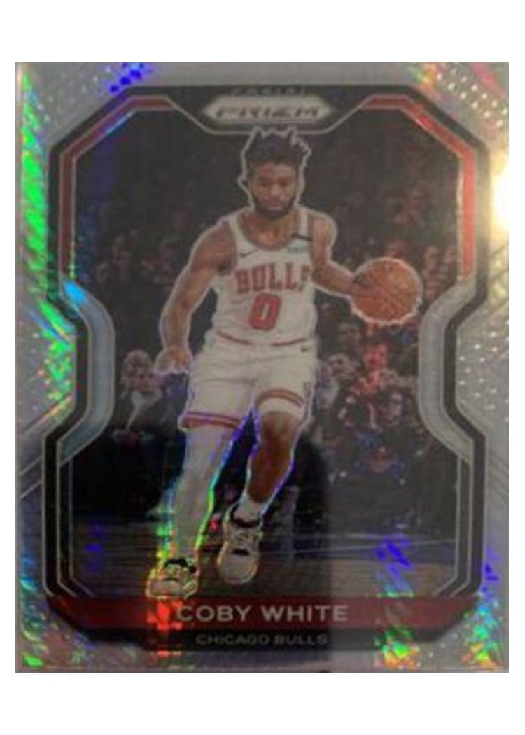 2020-21 Panini Prizm Base Set Coby White Hyper Prizm #3 card