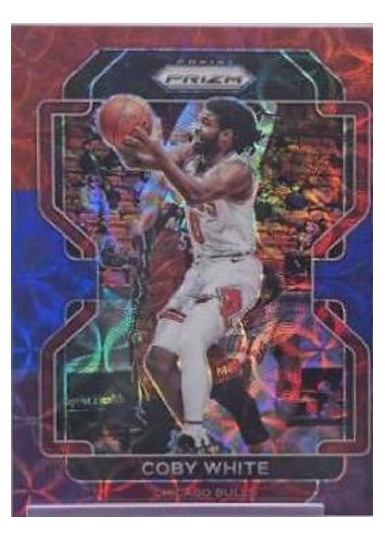 2021-22 Panini Prizm Base Set Coby White #143 card