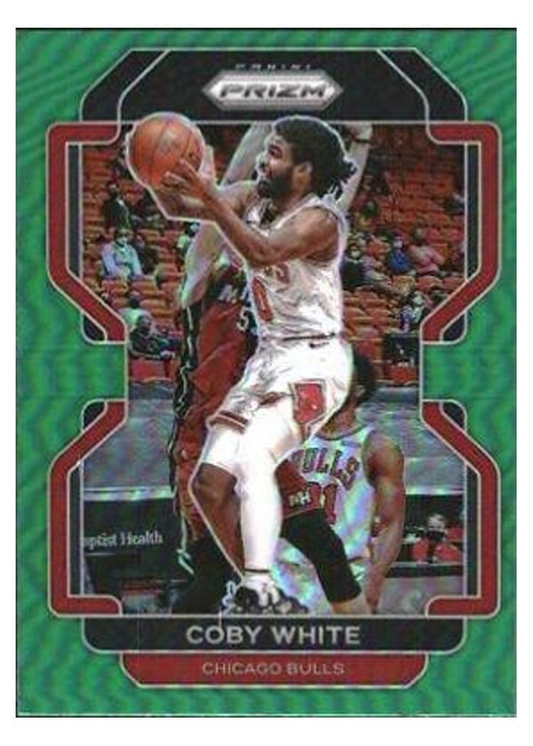 2021-22 Panini Prizm Base Set Coby White #143 card