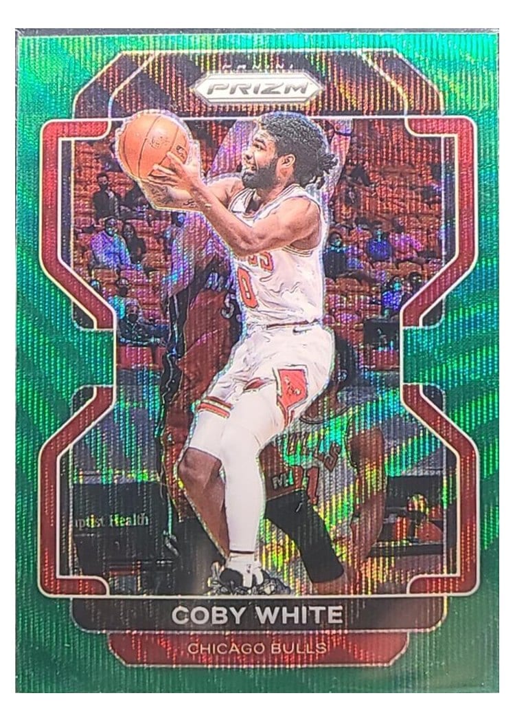 2021-22 Panini Prizm Base Set Coby White #143 card