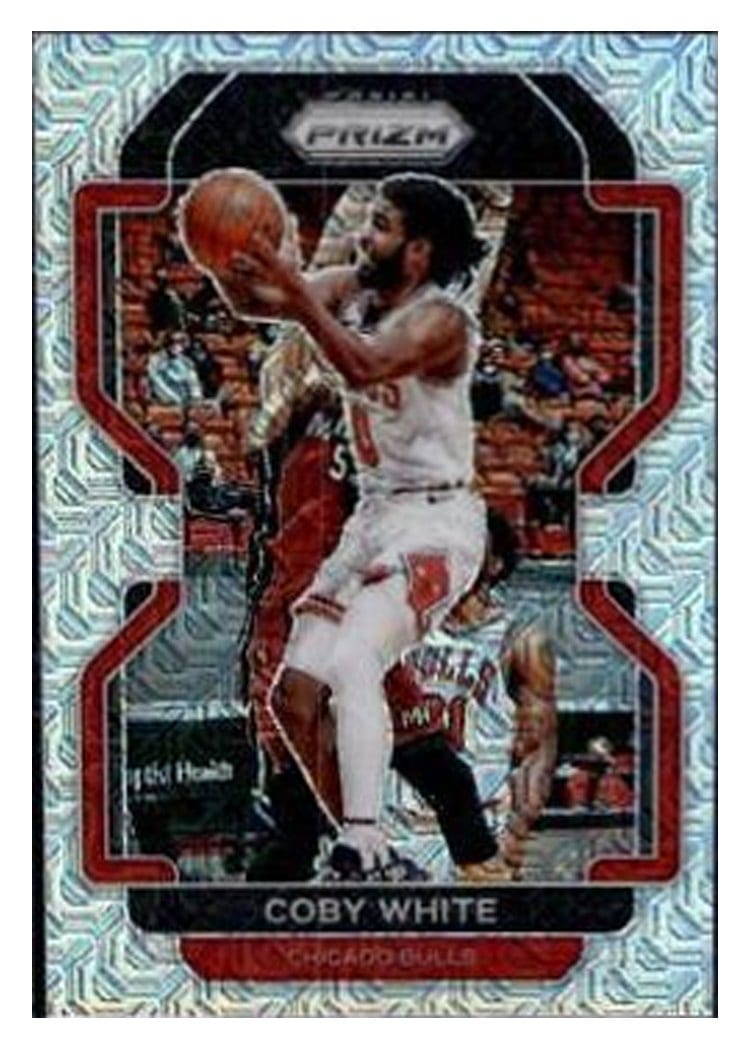 2021-22 Panini Prizm Base Set Coby White #143 card