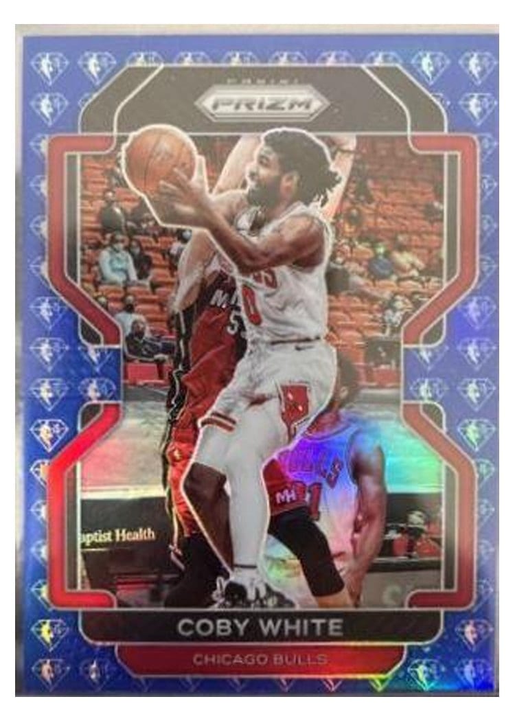 2021-22 Panini Prizm Base Set Coby White #143 card