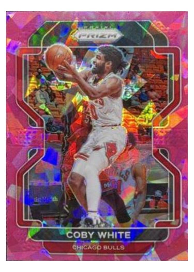 2021-22 Panini Prizm Base Set Coby White #143 card