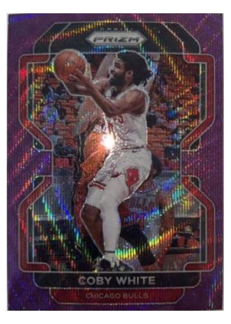 2021-22 Panini Prizm Base Set Coby White #143 card