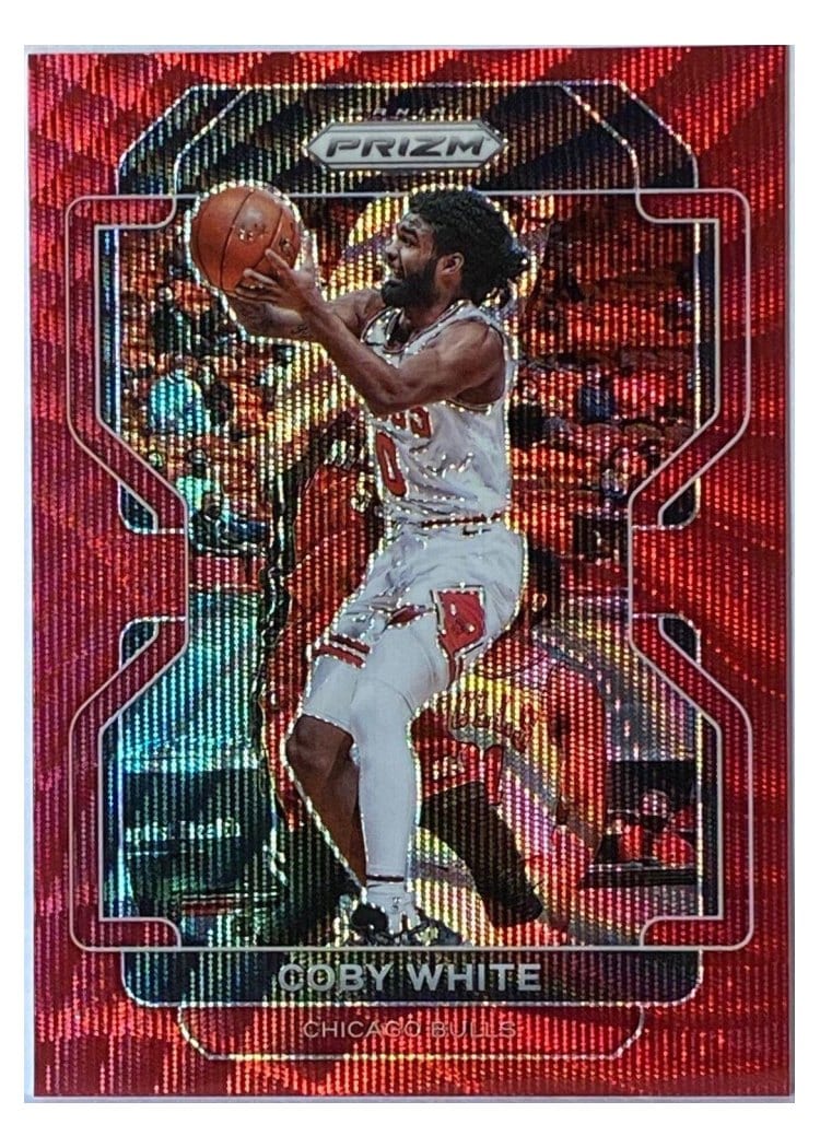 2021-22 Panini Prizm Base Set Coby White #143 card