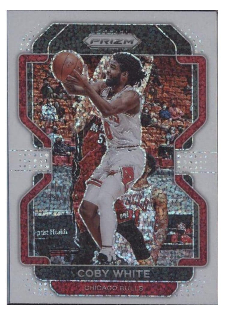 2021-22 Panini Prizm Base Set Coby White #143 card