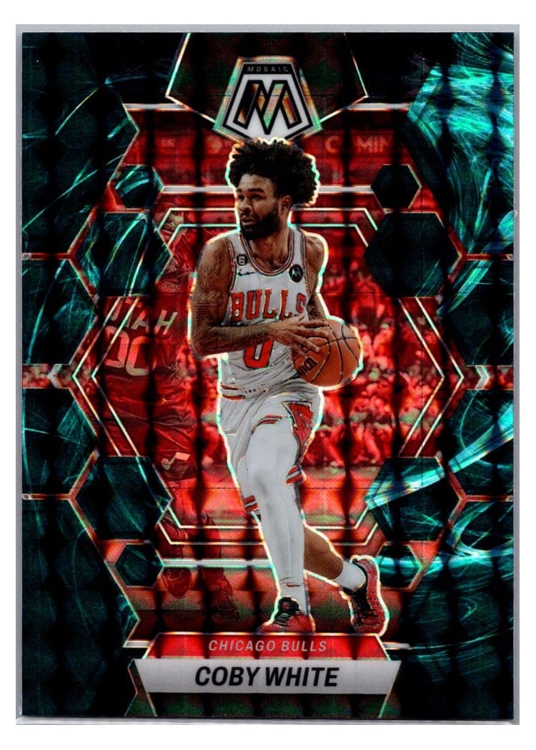 2022 Panini Mosaic Coby White #64 card