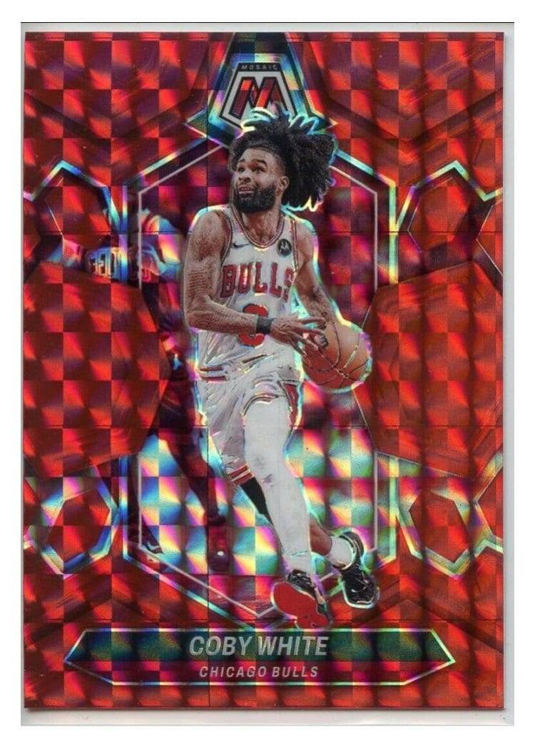 2023-24 Panini Mosaic Base Set Coby White #106 card