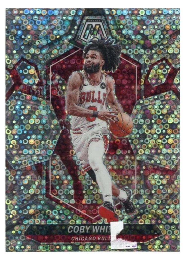 2023-24 Panini Mosaic Base Set Coby White #106 card