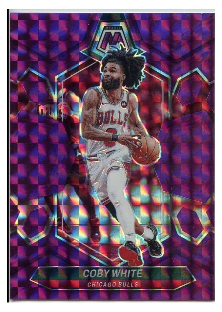 2023-24 Panini Mosaic Base Set Coby White #106 card