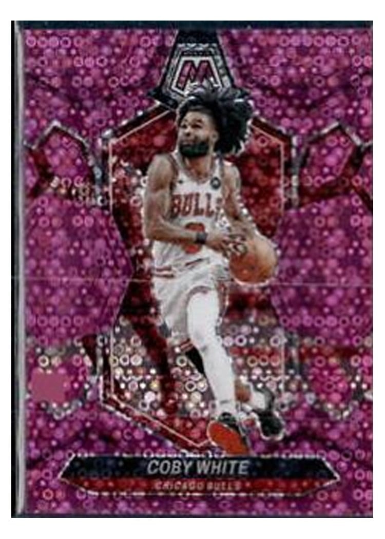 2023-24 Panini Mosaic Base Set Coby White Pink Fast Break #106 card