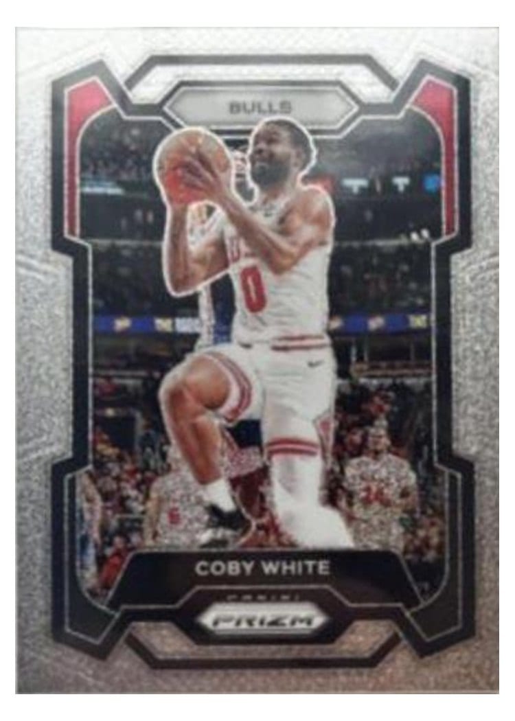 2023-24 Panini Prizm Base Set Coby White Glitter #239 card