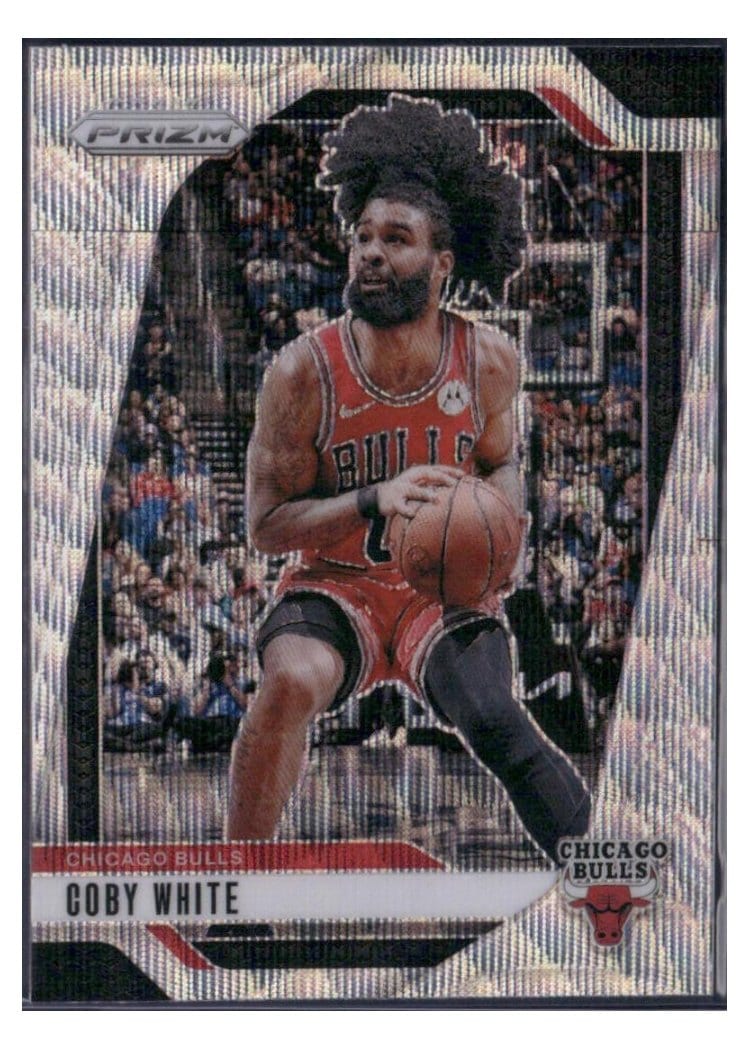 2024-25 Panini Prizm Base Set Coby White #70 card