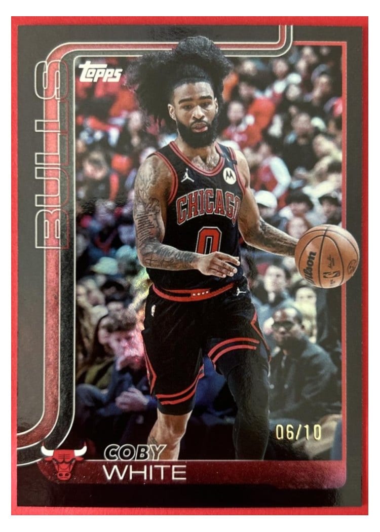 2025-26 Topps Base Set Coby White #34 card
