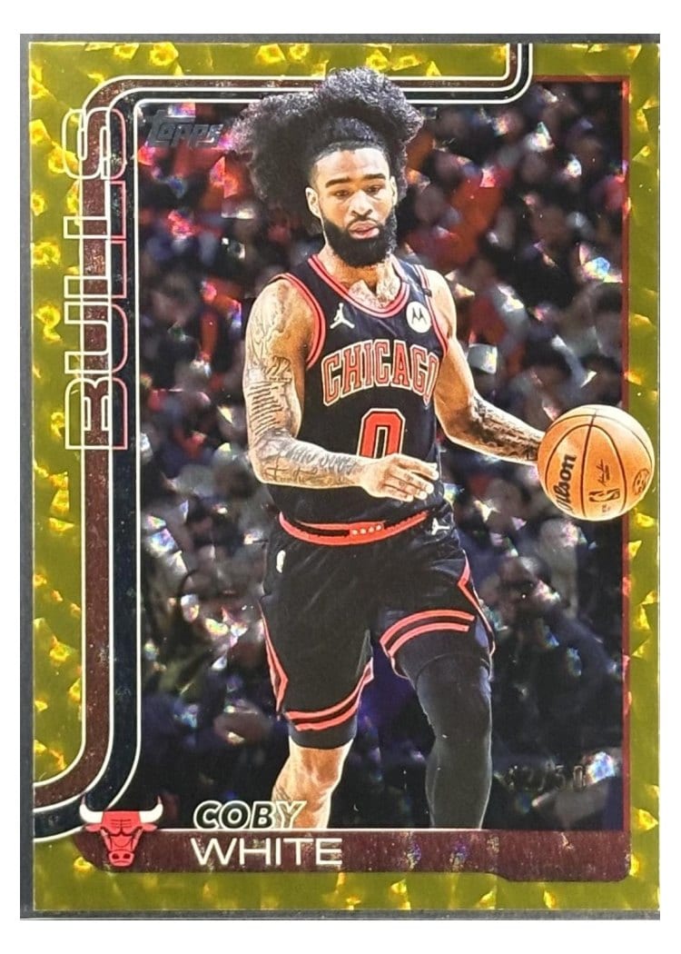 2025-26 Topps Base Set Coby White Gold Diamante #34 card
