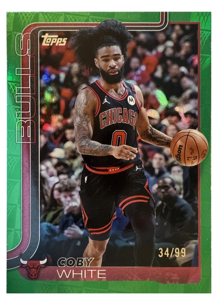 2025-26 Topps Base Set Coby White #34 card