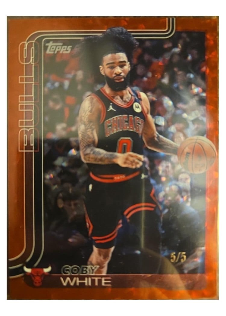 2025-26 Topps Base Set Coby White #34 card