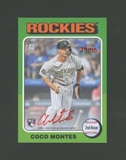 2024 Topps Heritage Real One Autograph Coco Montes #ROACMON card