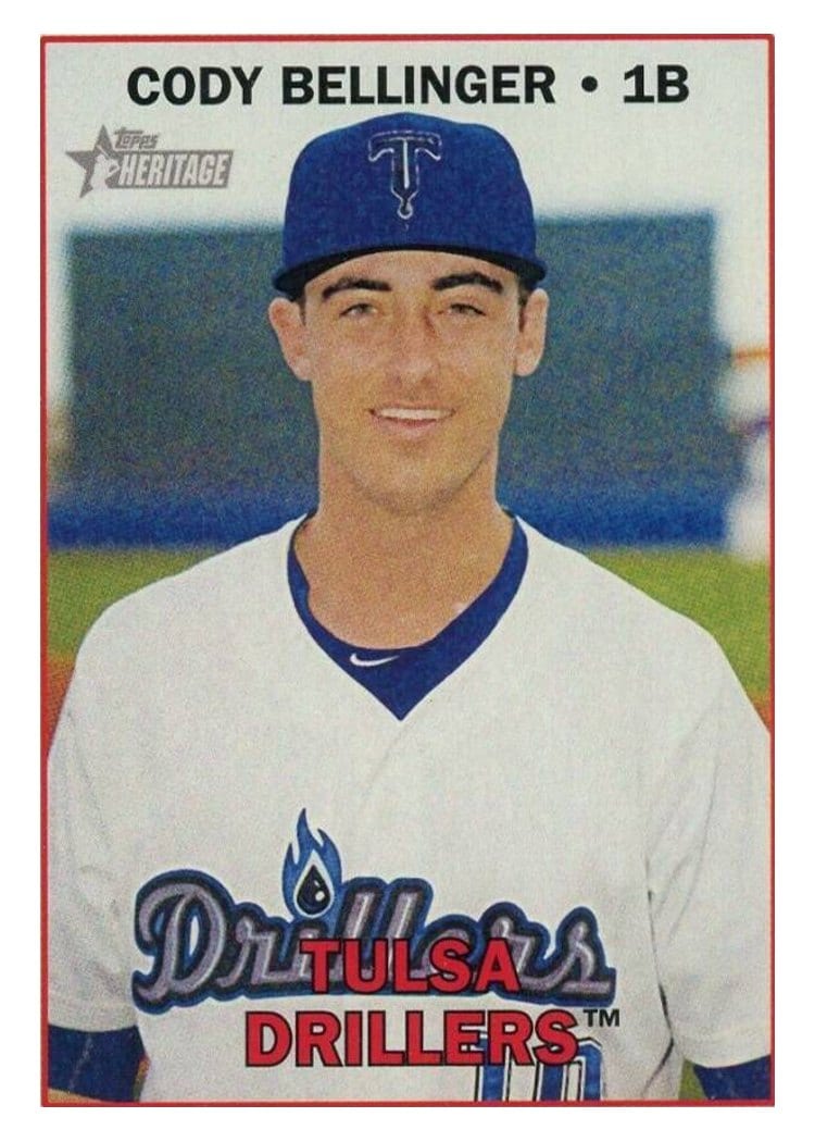 2016 Topps Heritage Minor League Base Set Cody Bellinger #47 card