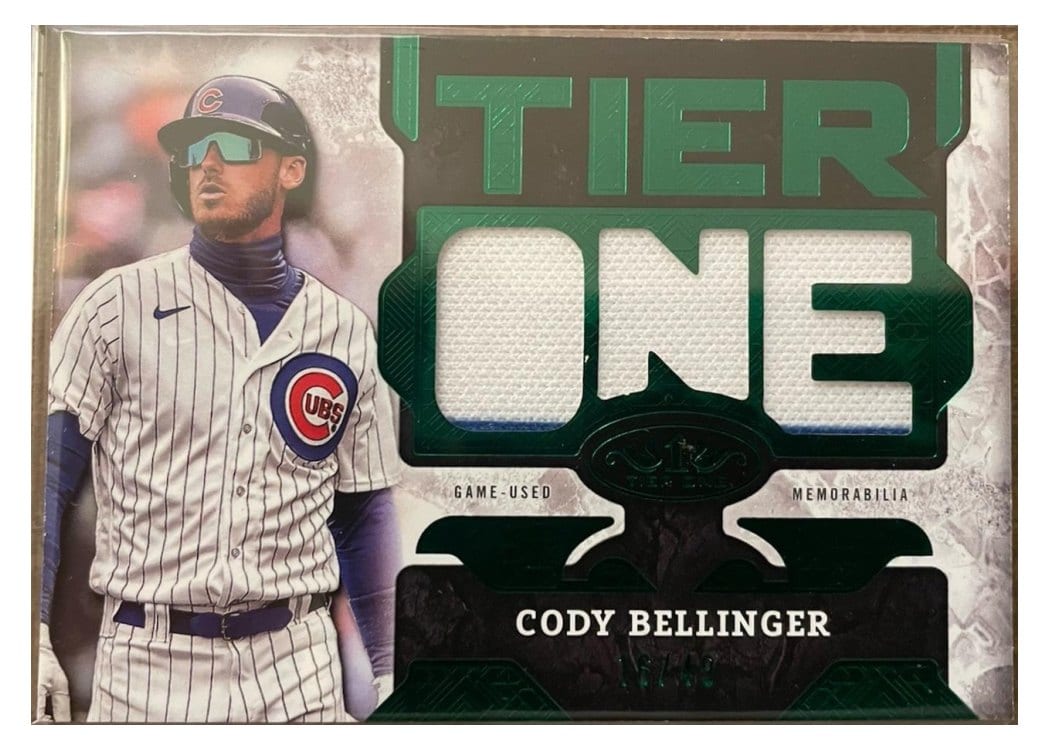 2025 Topps Tier One Die-Cut Relics Cody Bellinger #T1RD-CB card
