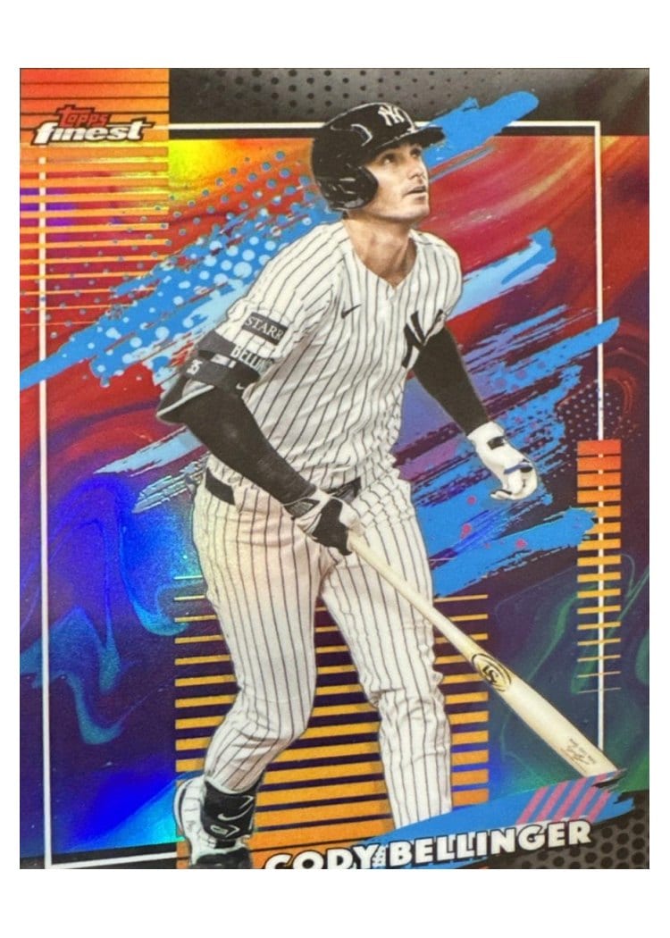 2026 Topps Finest Cody Bellinger Oil Spill Refractor #161 card