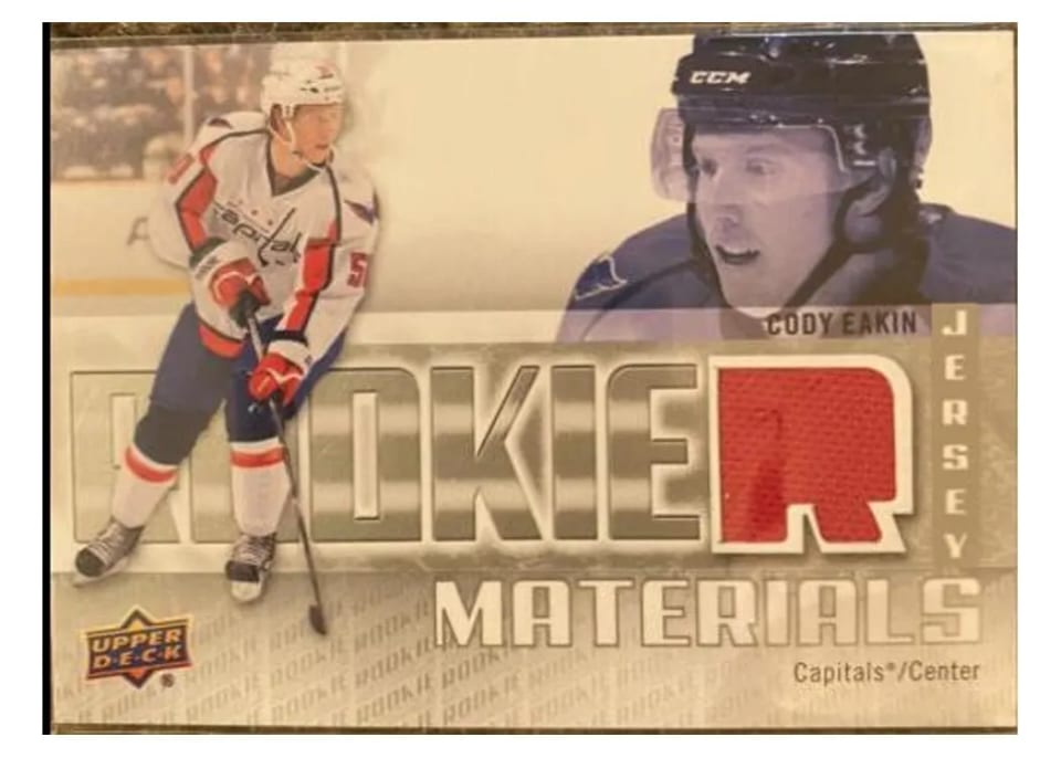 2011 Upper Deck Rookie Materials Cody Eakin #RM-CE card