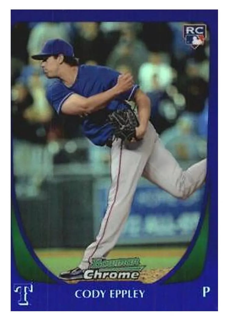2011 Bowman Chrome Draft Cody Eppley #33 card