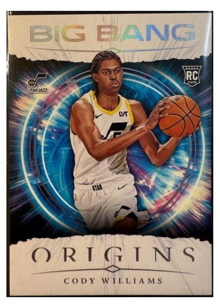 2024-25 Panini Origins Big Bang Set Cody Williams #3 card