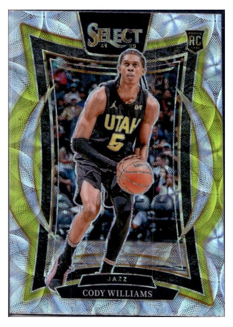 2024-25 Panini Select Base Set Cody Williams Scope Prizm #71 card