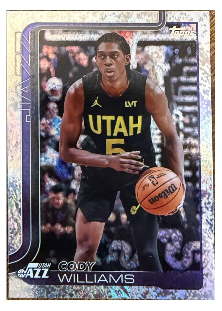 2025-26 Topps Base Set Cody Williams Holo Foil #130 card