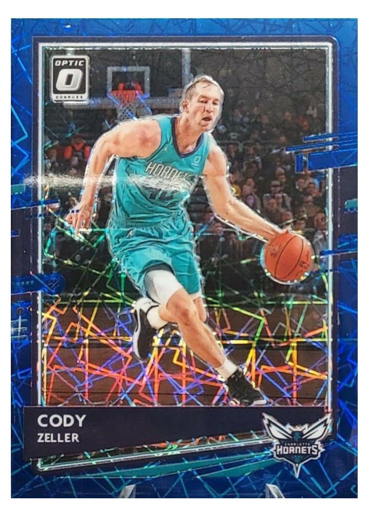 2020-21 Donruss Optic Base Set Cody Zeller Blue Velocity #26 card