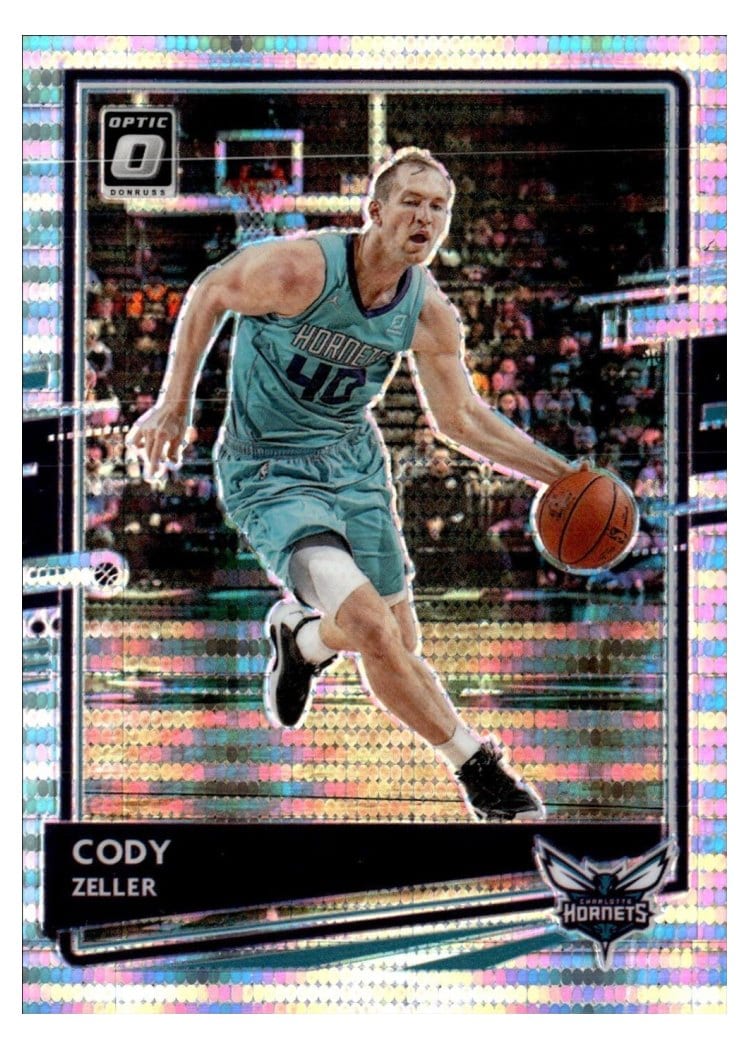 2020-21 Donruss Optic Base Set Cody Zeller Silver Pulsar #26 card