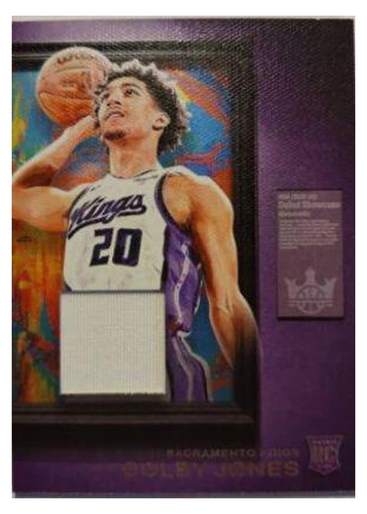 2023-24 Panini Court Kings Debut Showcase Memorabilia Colby Jones #DSM-COL card