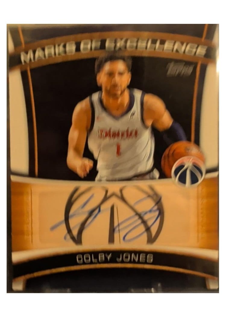 2025-26 Topps Marks of Excellence Colby Jones #ME-CJ card