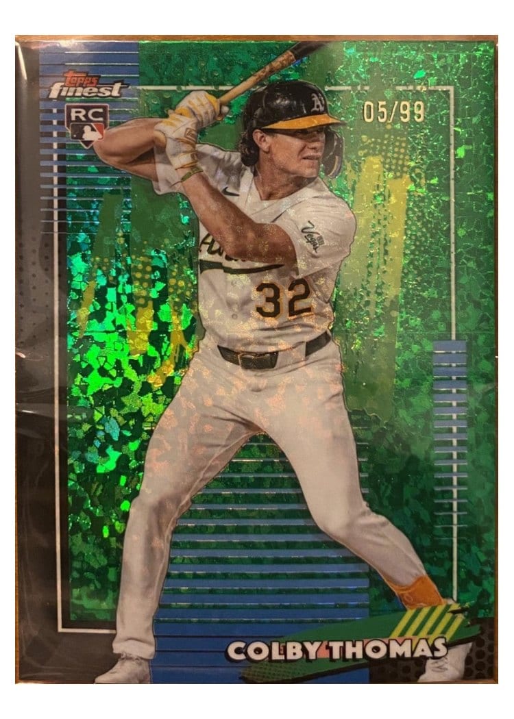 2026 Topps Finest Colby Thomas #75 card