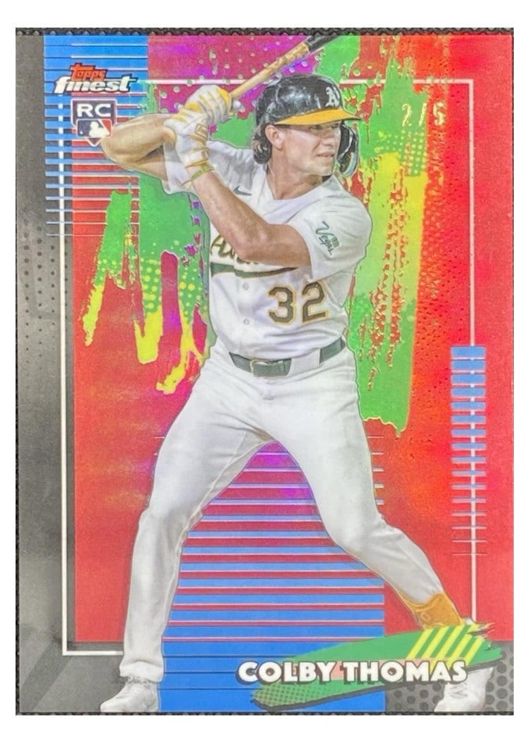 2026 Topps Finest Colby Thomas #75 card